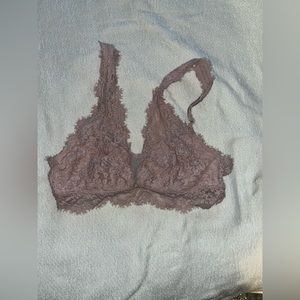 Aerie Light Pink Lace Bralette